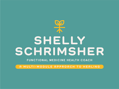 Function Medicine Health Coach Primary Logo badge logo functional medicine logo growth logo healing logo health health coach logo healthcare logo indianapolis indy personal branding personal logo root logo type logo