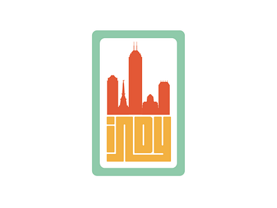 Indy Skyline Typography