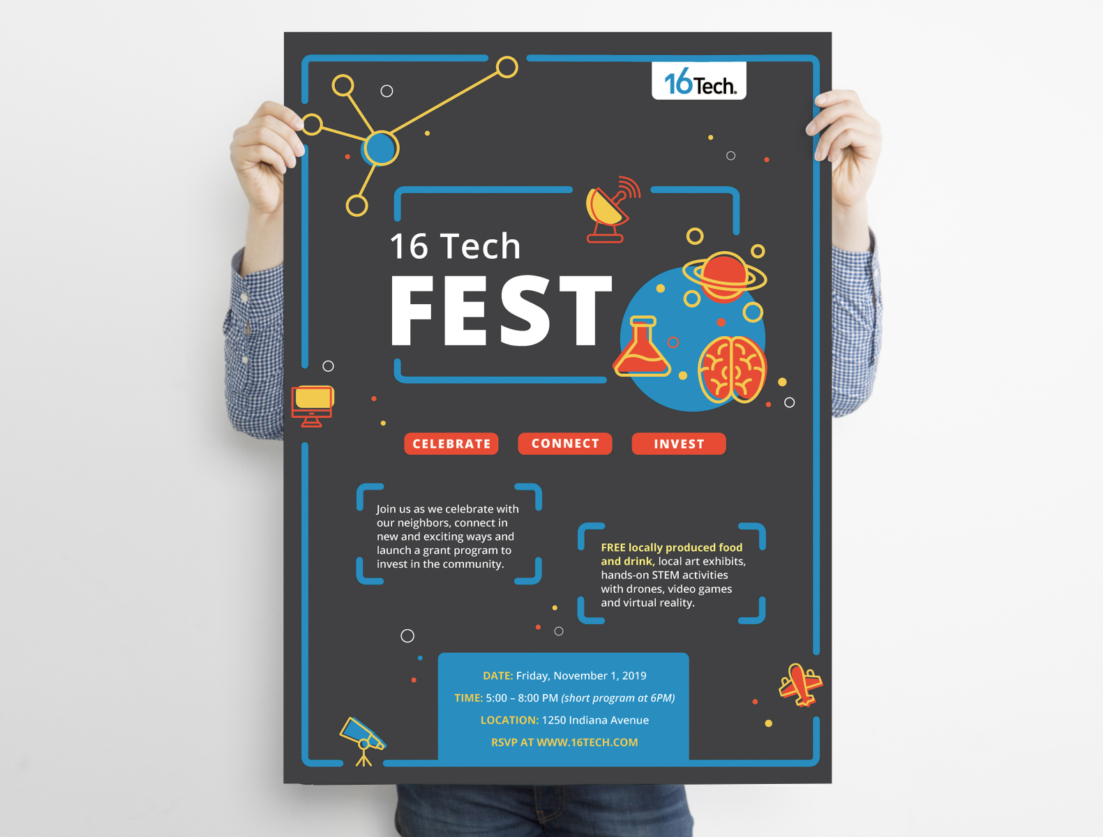 Event Poster by Alex Pesak on Dribbble