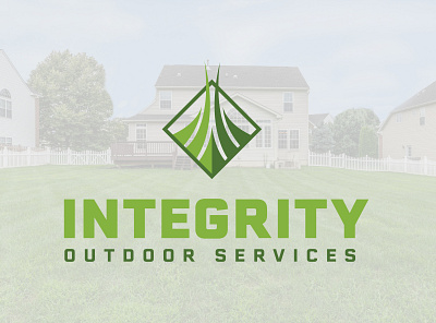 Integrity Outdoor Services Logo branding brandlogo businessbrand graphicdesign graphicdesigns grasslogo icondesign indiana landscape lawnbrand lawncare lawncarebrand lawncaredesign lawncarelogo logo design logodesign outdoor logo outdoorlogo outdoorservices outdoorserviceslogo