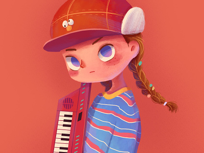 character design-03 character girl illustration