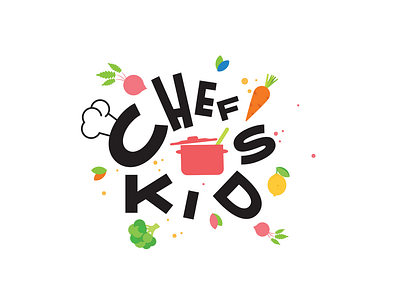 Chef Kids adobe illustrator after affects apparel logo branding client design illustration logo logo package logodesign vector