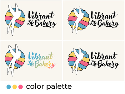 Vibrant Life Bakery adobe illustrator brandidentity client logo logodesign