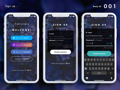 Daily UI 001 - Sign Up