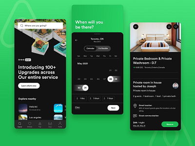 Airbnb with Spotify style