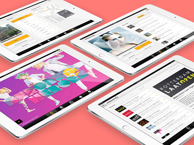 De Bijenkorf App creative design fashion loyalty native retail shop stores tablet ui ux visual