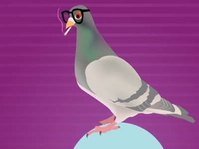 Hipster Pigeon