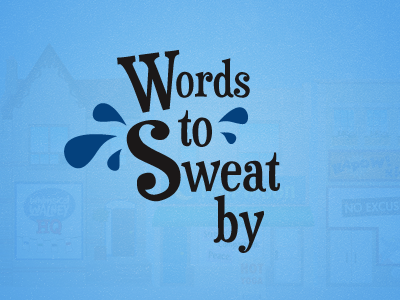 Words To Sweat By Logo