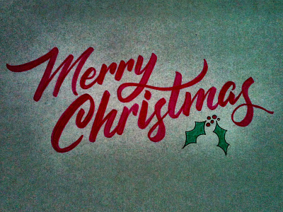 Merry Christmas! christmas lettering type typography