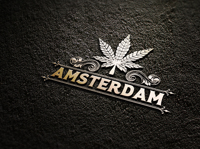 Amsterdam Logo Design branding flat illustrator lettering logo logo design minimal typography vector vintage