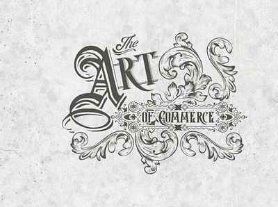 the art of commerce branding design illustration illustrator lettering logo design retro badge typography vector vintage