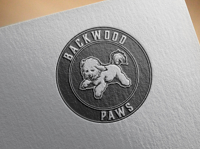 Blackwood Paw Badge Logo Design badge branding design illustration illustrator logo logo design retro badge vector vintage