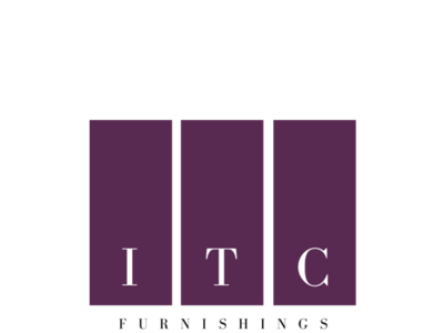 ITC Furnishing Logo branding design flat icon illustration lettering logo ui vector web