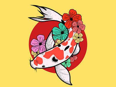 koi ai fish inspiration japan koi sun