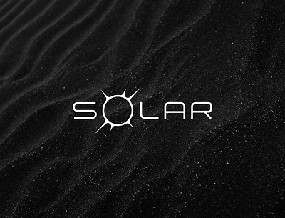 solar ai black branding design graphic design inspiration lettering logo space vector