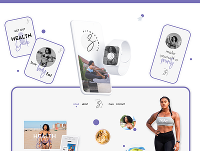 Fitness with Z Branding addy banner design branding design creative design fitness fitness logo graphic graphic design instagram ui