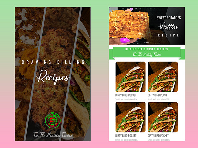 Recipes App Design banner clean app design cleandesign foodapp love mobileapp mobileapps recipebook screen ui artist uidesign uiux