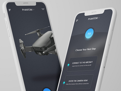 Drone APP - UI UX adobe xd app design drone product design ui ux