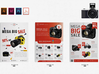 Sale Flyer ads clean discount flyer photography promo promo flyer sale sale flyer