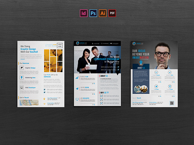 Corporate Flyer a4 ai banner bannerads business business flyer clean company company flyer cool corporate corporate flyer creative flyer flyer template indesign professional psd template