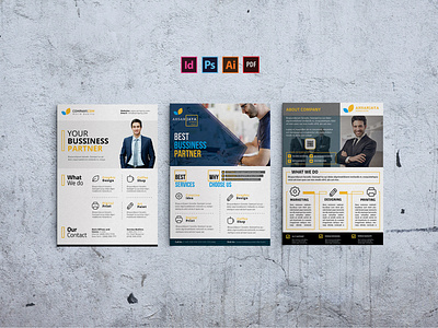 Corporate Flyer a4 ai banner bannerads business business flyer clean company company flyer cool corporate corporate flyer creative flyer flyer template indesign professional psd template