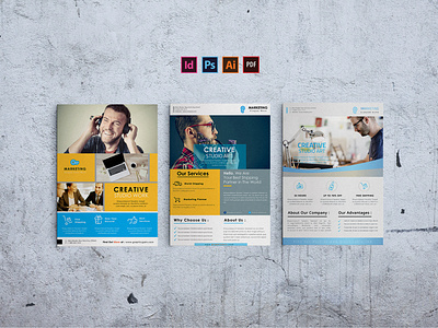 Corporate Flyer a4 ai banner bannerads business business flyer clean company company flyer cool corporate corporate flyer creative flyer flyer template indesign professional psd template