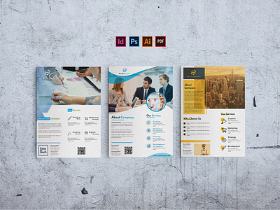 Corporate Flyer a4 ai banner bannerads business business flyer clean company company flyer cool corporate corporate flyer creative flyer flyer template indesign professional psd template