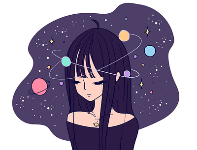 Astro Girl illustration