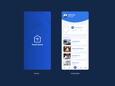 Smart Home App design home automation mobile app mobile ui smart home ui design