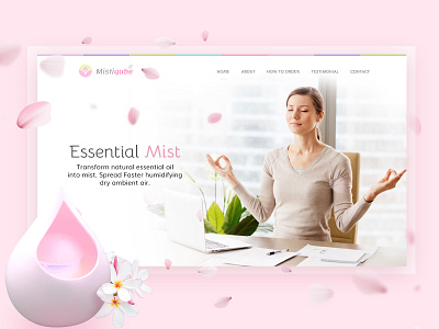 FREE PSD (premium) Wellness / relaxation Theme Website