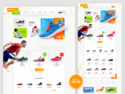 Sport Shoes eCommerce Design