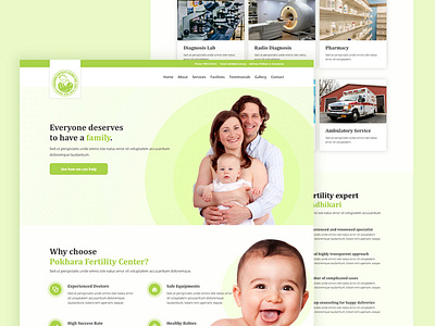 Pokhara Fertility Clinic Website