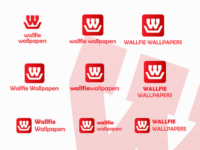 Wallfie Wallpaper Logo Concept - 2