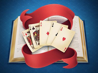 Poker Splash screen app application blue button design icon icons ios ipad iphone poker screen splash teaser