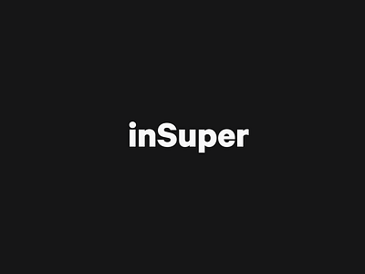 inSuper | Digital Agency agency agency logo branding clean clean design design digital elegant design focus insuper logo super ui user interface ux