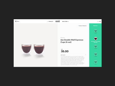 Product Detail Page (e-commerce) ecommerce product detail product gallery product selector ui ux