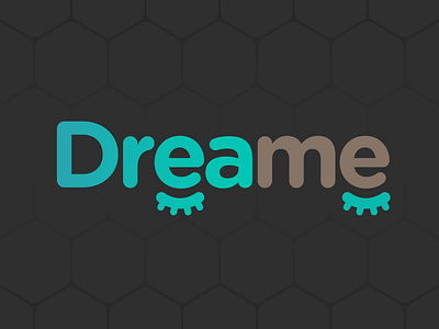 Dreame Logo app brand dark dream eyes israel logo sleep tel aviv