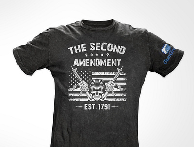 2nd amendment tshirt branding design illustration logo patriot typography vector veteran t shirt veterans