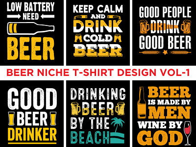 Beer T-shirt Design Bundle Vol-1 beer shirt beer shirt design beet tshirt bulk tshirt design illustration svg design tshirts typography vector design