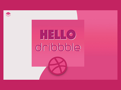 hello dribbble hello dribbble pink ui art welcome