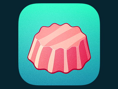 Jelly app icon appstore flat design game icon jelly