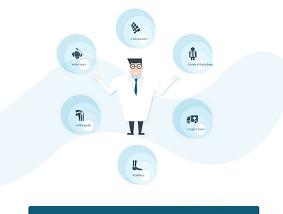 X ray icon illustration infographic