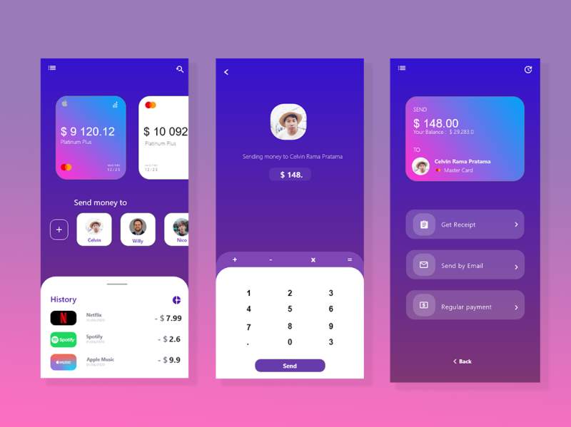 payment by Celvin Pratama on Dribbble