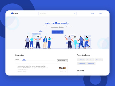 Community dribbble shot