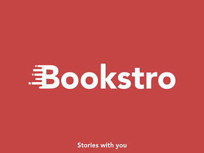 Bookstro Logo bookstro bookstro.com branding cover design design logo stories with you