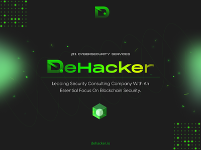 DeHacker - More Than Security branding crypto logo ui