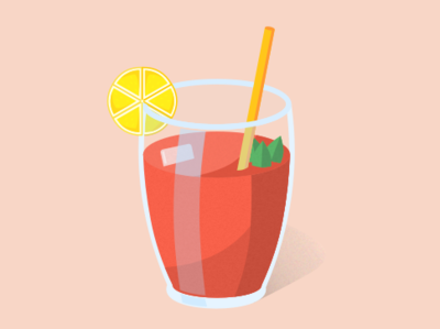 Red Orange Drink vectorediting vector uidesign ui summer smoothie orangejuice drinkillustration