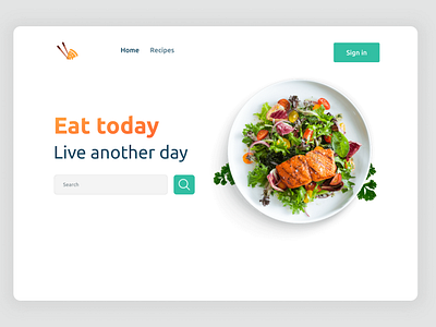 Restaurant landing page