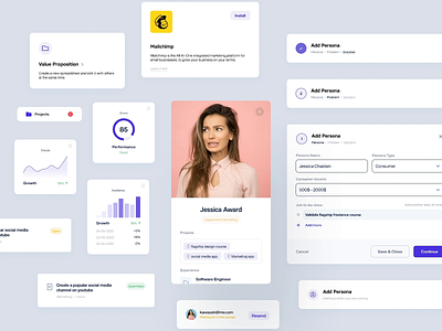 UI Components - Dashboard animation app card chart component components dashboard design field form graphs grids icons interface library statistics system ui ux web