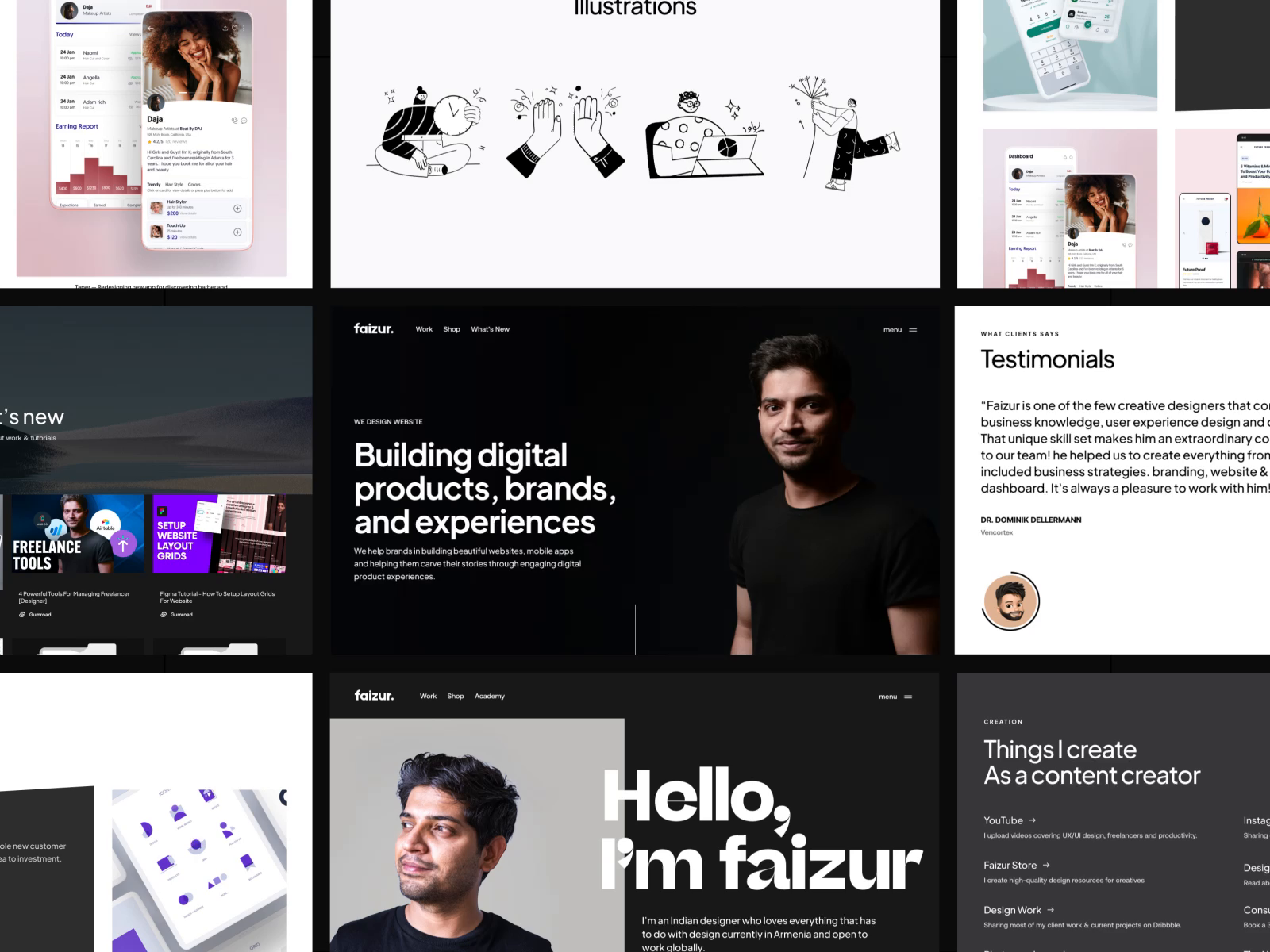 Faizur Website by Faizur. on Dribbble